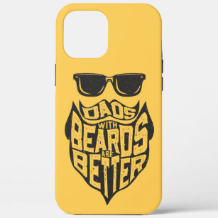 FUNNY DADS WITH BEARDS ARE BETTER FATHERS DAY Case-Mate iPhone CASE