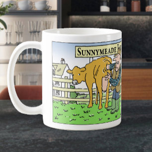 Funny Dairy Farmer on Farm Open Day Coffee Mug