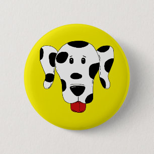Funny Dalmatian 6 Cm Round Badge