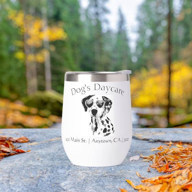 Funny Dalmatian Dog Business  (Outdoor)