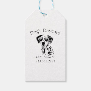 Funny Dalmatian Dog Business  Gift Tags