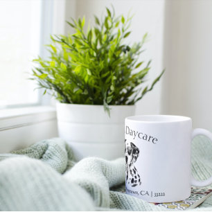Funny Dalmatian Dog Business   Large Coffee Mug