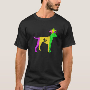 Funny Dalmatian Dog Lover Mardi Gras Carnival Part T-Shirt