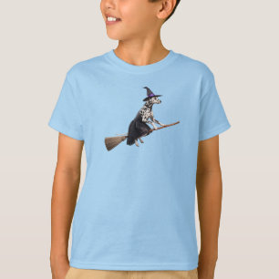 Funny Dalmatian Witch Kids' T-Shirt