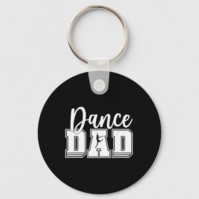 Funny Dance Dad Proud Dancer Dancing Fathers Day M Key Ring (Front)