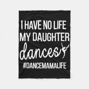 Funny Dance Mama Dance Mum Of A Dancer Mum Fleece Blanket