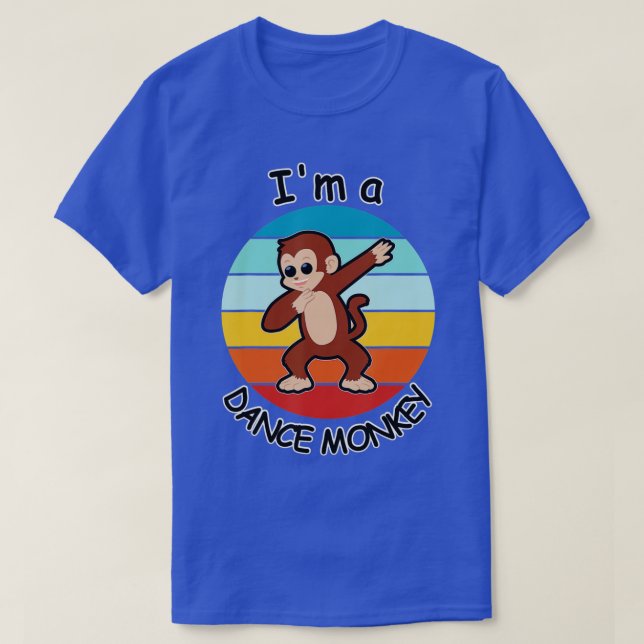 Funny Dance Monkey  - 1  T-Shirt (Design Front)