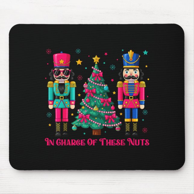 Funny Dance Teacher In Charge Of These Nuts Nutcra Mouse Mat (Front)