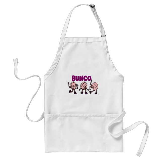 Funny Dancing Bunco Dice Standard Apron (Front)
