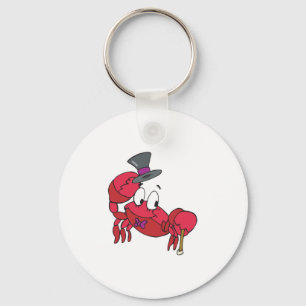 funny dancing crab key ring