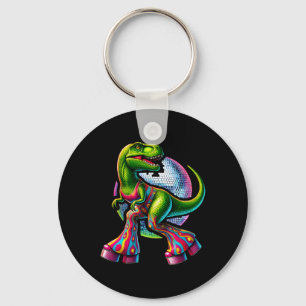 Funny Dancing Dinosaur  Key Ring