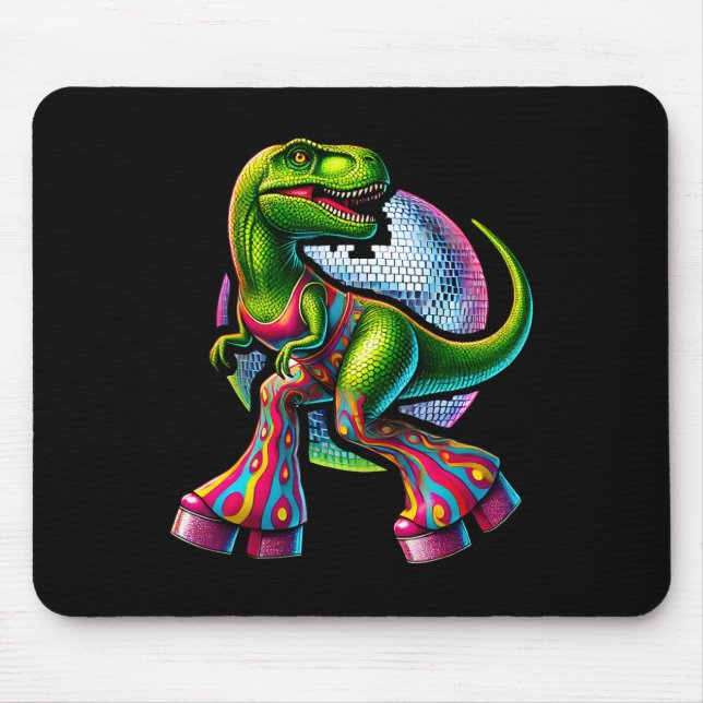 Funny Dancing Dinosaur  Mouse Mat (Front)
