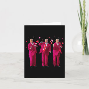 Funny Dancing Heart Kiss Valentine Card