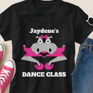 Funny Dancing Hippo T-Shirt