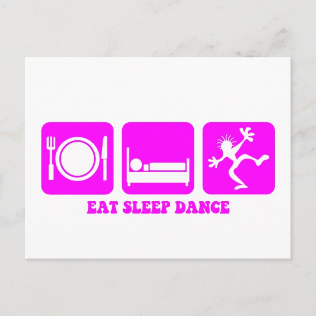 Funny dancing postcard (Front)