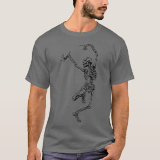 FUNNY DANCING SKULL death DEATH trending best sell T-Shirt