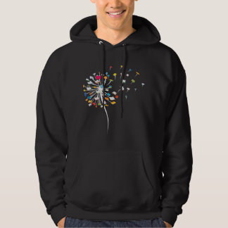 Funny Dandelion Books Gift For Reading Lover Women Hoodie