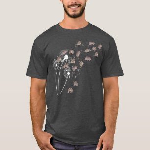 Funny Dandelion Rats Cute Rats Collection Rat Love T-Shirt