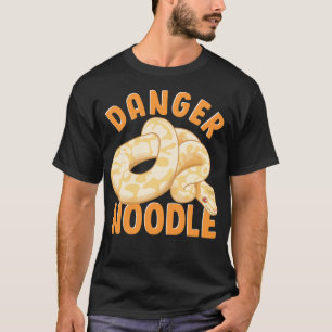 Funny Danger Noodle Snake Boys Snakes Meme Snek Ba T-Shirt