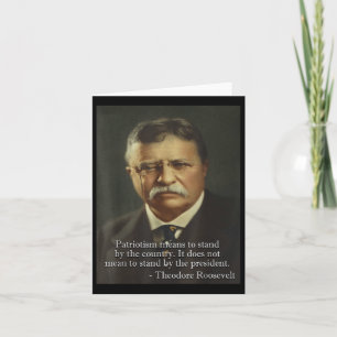 Funny Dank Meme Designs Theodore Teddy Roosevelt M Card