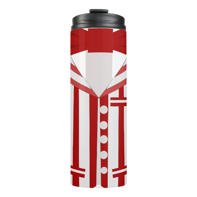 Funny Dapper Fashion Style Thermal Tumbler (Front)