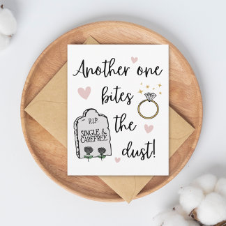 Funny Dark Humour Congrats on Your Engagement Card