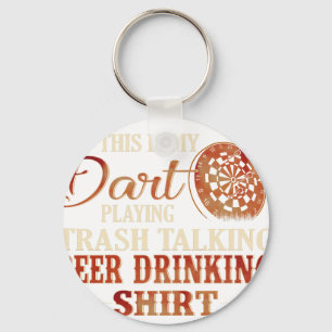 Funny Dart Apparel Saying Quotes for Men & Women G Key Ring