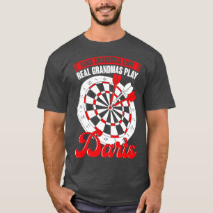 Funny Darts Grandma Grandmother Gift  T-Shirt
