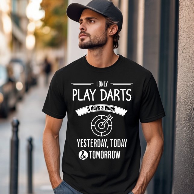 Funny Darts Player Design T-Shirt (Creator Uploaded)