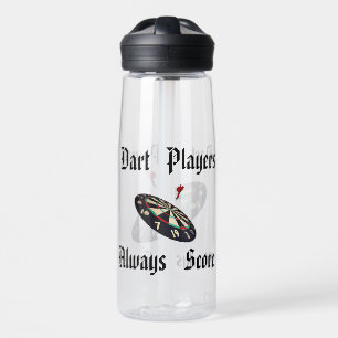 Funny Darts Players Scoring, Water Bottle