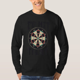 Funny Darts Shirt Player Dartboard I'd Hit That Da