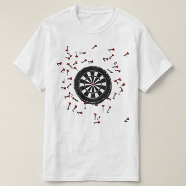 Funny Darts T-Shirt (Design Front)