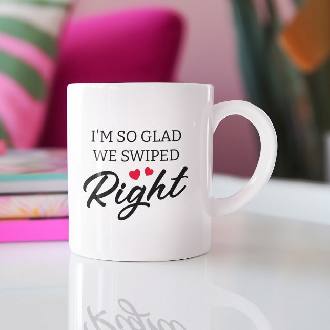 Funny Dating Swiped Right Coffee Mug (Creator Uploaded)