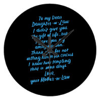 Funny Daughter in Law To My Dear Daughter In Law