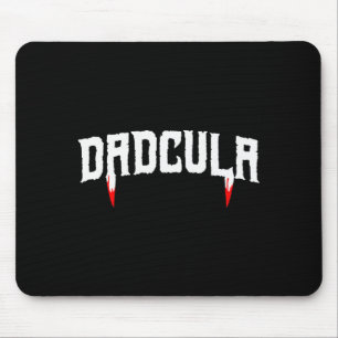 Funny Daula Halloween Dad Mens Costume Vamre Fangs Mouse Mat