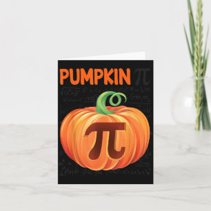 Funny Day Shirt Math Halloween Thanksgiving Card