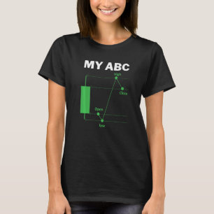 Funny Day Trading Quote My ABC Stockbroker Market  T-Shirt