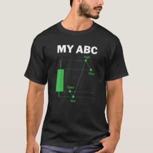 Funny Day Trading Quote My ABC Stockbroker Market  T-Shirt