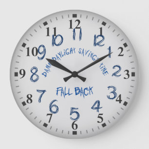 Funny Daylight Savings Time Fall Back Clock