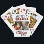 Funny Dealing with the Best Grandpa One Photo Playing Cards<br><div class="desc">Funny "Dealing with the Best Grandpa Ever" playing card deck. All text is adjustable. Great for family game night or anytime you want your opponent to keep to their own! One Photo Option</div>