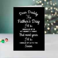 Funny Dear Daddy This Father’s Day Future Parents