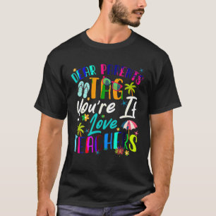 Funny Dear Parents Tag You re It Love Teachers Tie T-Shirt