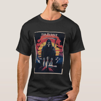 Funny Death Bowling Grim Reaper Bowler Gifts Men O T-Shirt