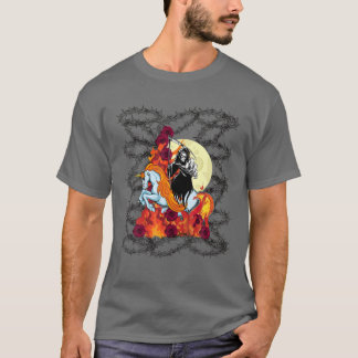 Funny Death Riding Unicorn Cute Kawaii Mashup T-Shirt