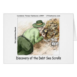 Funny Debt Sea Scrolls