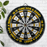Funny Decision Maker - Beer Drinker Edition Dartboard<br><div class="desc">Why waste precious time thinking through your decisions? NOW YOU DON'T HAVE TO! That's right, with the Time for a Beer Decision Maker Dartboard, simply toss a dart and plan your evening according to where it lands. Or, if you don't like the answer, toss another dart! It's entirely up to...</div>