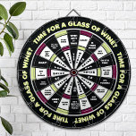 Funny Decision Maker - Wine Drinker Edition Dartboard<br><div class="desc">Why waste precious time thinking through your decisions? NOW YOU DON'T HAVE TO! That's right, with the Time for Wine Decision Maker Dartboard, simply toss a dart and plan your evening according to where it lands. Or, if you don't like the answer, toss another dart! It's entirely up to you....</div>