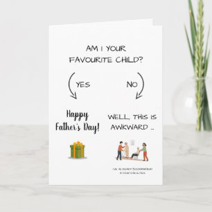 Funny Decision Tree Flowchart Father's Day Card