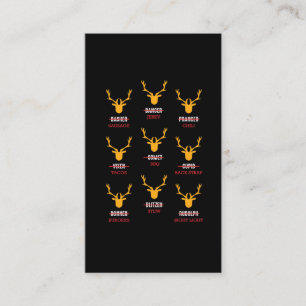 Funny Deer - Hunters All of Santa's Reindeer Business Card