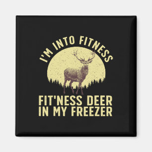 Funny Deer Hunting Art For Men Women Wildlife Hunt Magnet